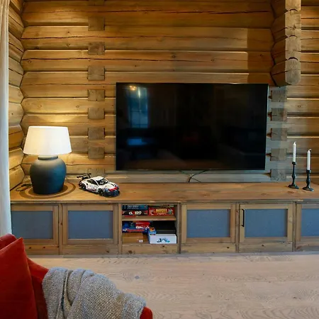 Hébergement de vacances Handcrafted Log Cabin At Golsfjellet Gol
