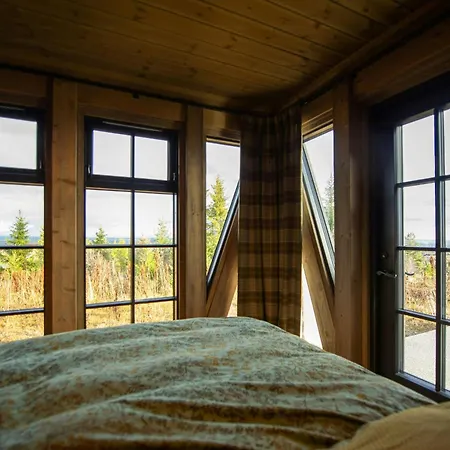 Hébergement de vacances Handcrafted Log Cabin At Golsfjellet *