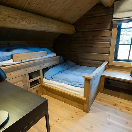 Handcrafted Log Cabin At Golsfjellet Hébergement de vacances