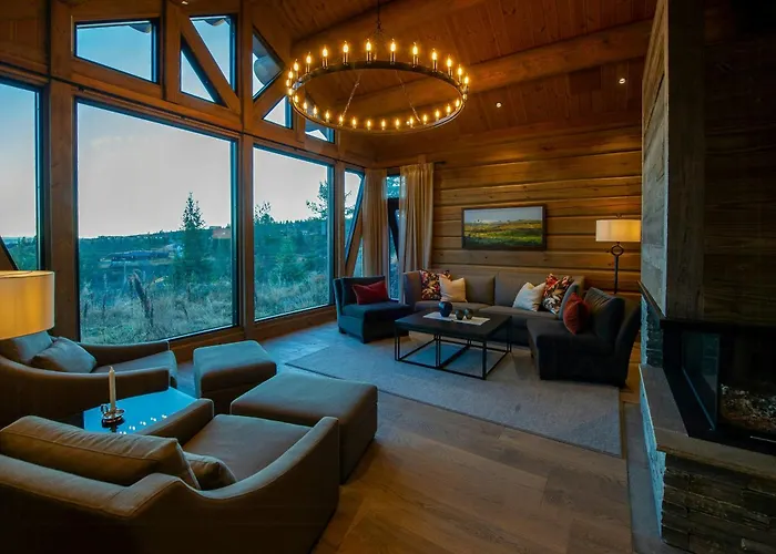 Ferienhaus Handcrafted Log Cabin At Golsfjellet Gol