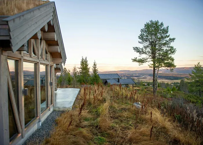 Handcrafted Log Cabin At Golsfjellet Ferienhaus *