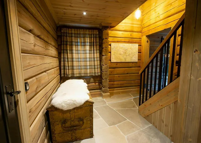 Handcrafted Log Cabin At Golsfjellet Ferienhaus Gol